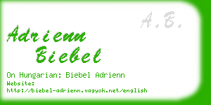 adrienn biebel business card